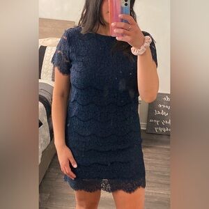 Lulus Navy Blue Dress